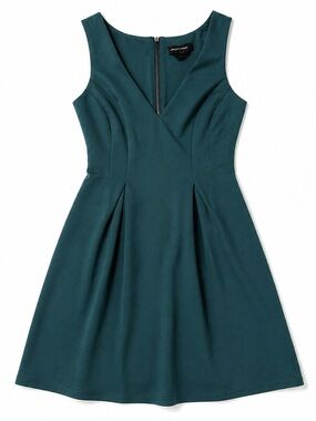 Apt. 9 Teal Sleeveless V-Neck Fit & Flare Dress